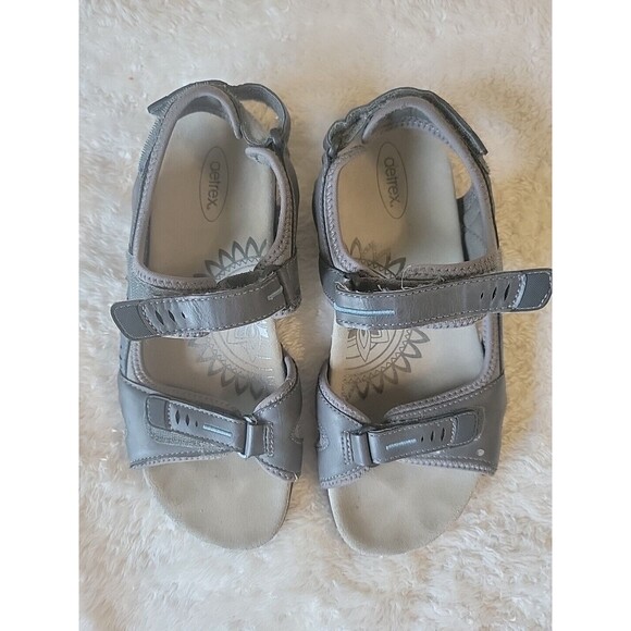 Aertrex Bree Sandals Size 40 US Size 9 Grey‎ Comfort - Picture 1 of 12